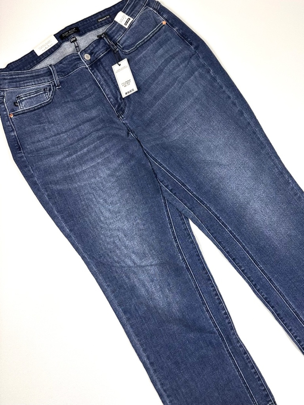 JUDY BLUE HIGH WAIST STRAIGHT FIT JEANS